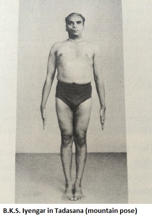 b.k.s. Iyengar in mountain pose tadasana different yoga styles explained